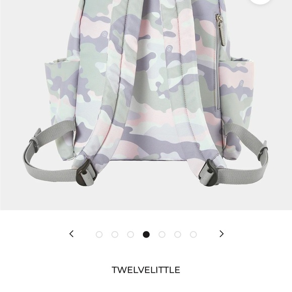 Twelve Little MIDI-GO DIAPER BAG BACKPACK IN BLUSH CAMO - Picture 12 of 14